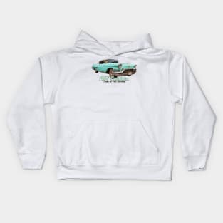 1957 Cadillac Coupe de Ville Hardtop Kids Hoodie